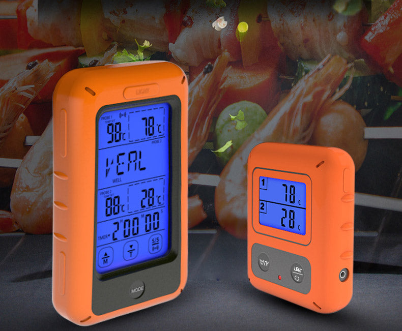 Wireless Meat Thermometer – Smart Touchscreen Probe Set