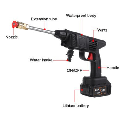 Cordless Power Washer Gun - 36V Portable Car & Patio Cleaner