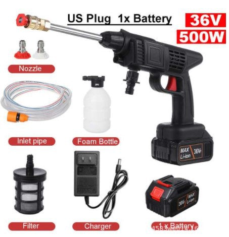 Cordless Power Washer Gun - 36V Portable Car & Patio Cleaner