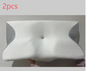 Contour Memory Foam Neck Pillow - Ergonomic Cervical Support for Side & Back Sleepers
