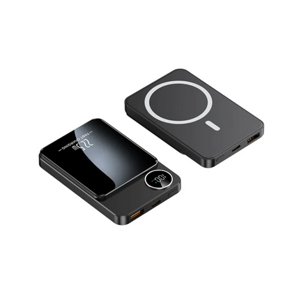 Ultra-Slim Magnetic Wireless Power Bank - Snap-On Charger for iPhone
